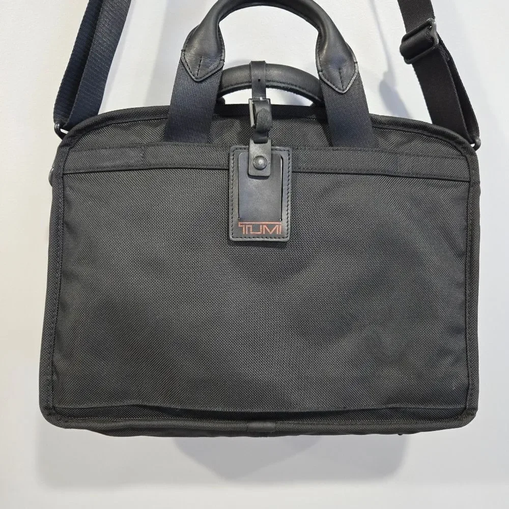 🐢 TUMI Alpha Expandable Organizer Laptop Briefcase